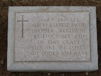 Struma Military Cemetery - Jacobs, Albert Ernest